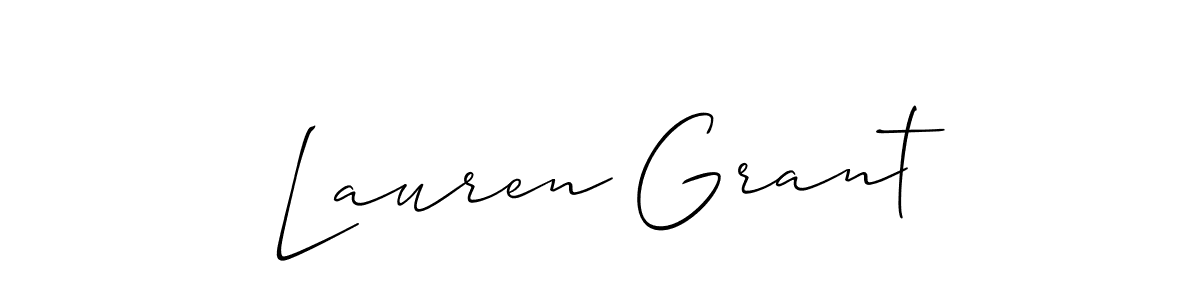 Design your own signature with our free online signature maker. With this signature software, you can create a handwritten (Allison_Script) signature for name Lauren Grant. Lauren Grant signature style 2 images and pictures png