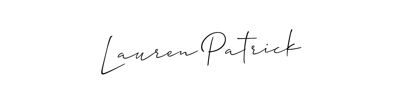 Similarly Allison_Script is the best handwritten signature design. Signature creator online .You can use it as an online autograph creator for name Lauren Patrick. Lauren Patrick signature style 2 images and pictures png