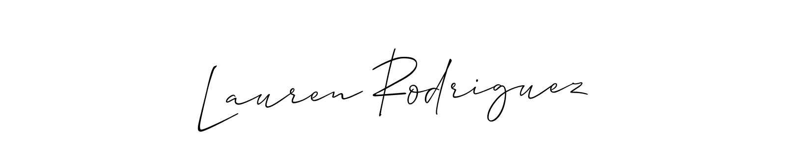 Similarly Allison_Script is the best handwritten signature design. Signature creator online .You can use it as an online autograph creator for name Lauren Rodriguez. Lauren Rodriguez signature style 2 images and pictures png