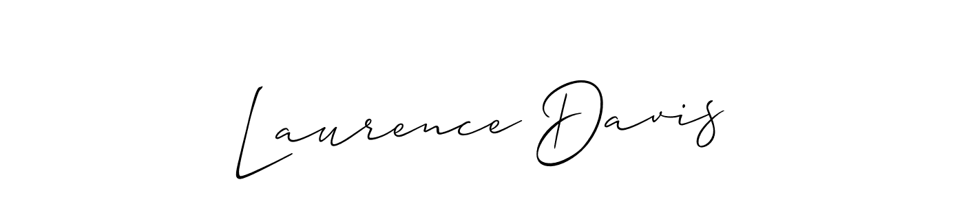 Create a beautiful signature design for name Laurence Davis. With this signature (Allison_Script) fonts, you can make a handwritten signature for free. Laurence Davis signature style 2 images and pictures png