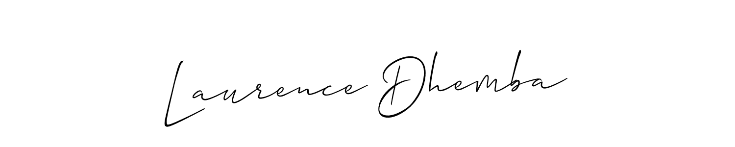 Design your own signature with our free online signature maker. With this signature software, you can create a handwritten (Allison_Script) signature for name Laurence Dhemba. Laurence Dhemba signature style 2 images and pictures png