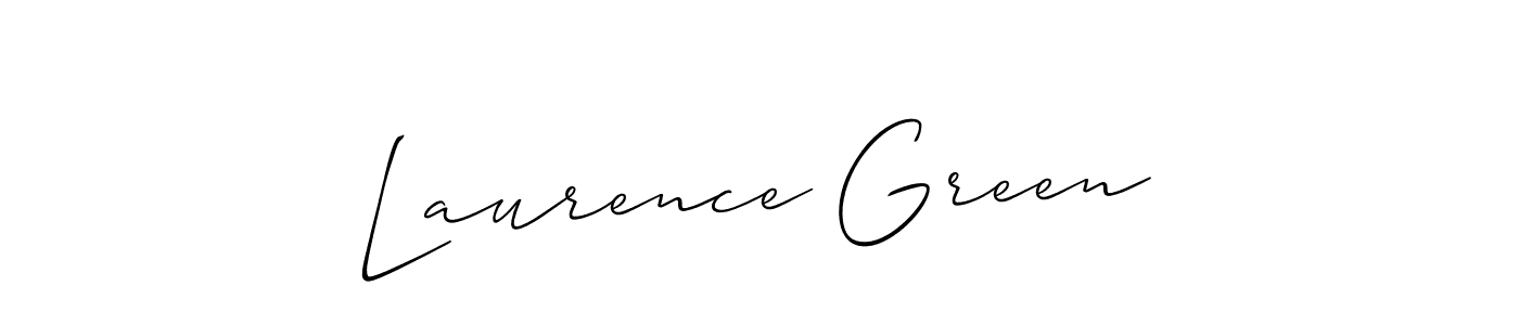 Make a short Laurence Green signature style. Manage your documents anywhere anytime using Allison_Script. Create and add eSignatures, submit forms, share and send files easily. Laurence Green signature style 2 images and pictures png