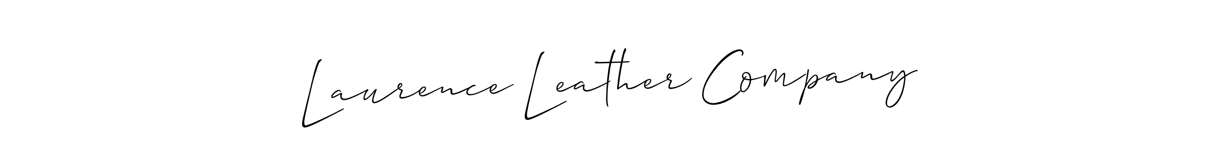 Similarly Allison_Script is the best handwritten signature design. Signature creator online .You can use it as an online autograph creator for name Laurence Leather Company. Laurence Leather Company signature style 2 images and pictures png