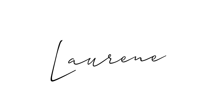 Similarly Allison_Script is the best handwritten signature design. Signature creator online .You can use it as an online autograph creator for name Laurene. Laurene signature style 2 images and pictures png