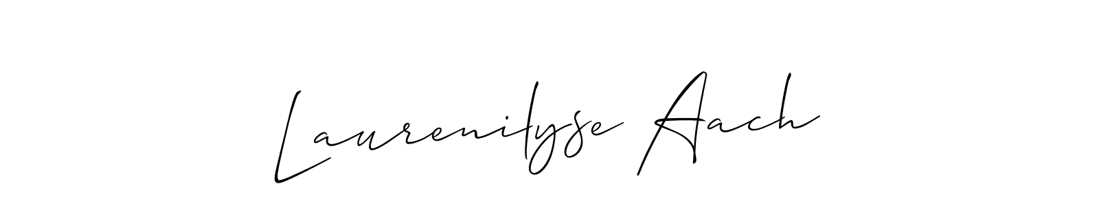 Once you've used our free online signature maker to create your best signature Allison_Script style, it's time to enjoy all of the benefits that Laurenilyse Aach name signing documents. Laurenilyse Aach signature style 2 images and pictures png