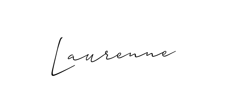 if you are searching for the best signature style for your name Laurenne. so please give up your signature search. here we have designed multiple signature styles  using Allison_Script. Laurenne signature style 2 images and pictures png
