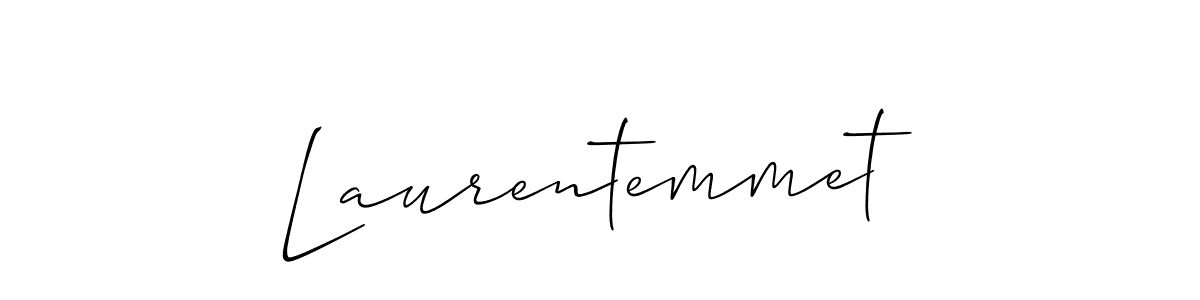 Design your own signature with our free online signature maker. With this signature software, you can create a handwritten (Allison_Script) signature for name Laurentemmet. Laurentemmet signature style 2 images and pictures png