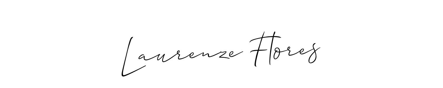 Similarly Allison_Script is the best handwritten signature design. Signature creator online .You can use it as an online autograph creator for name Laurenze Flores. Laurenze Flores signature style 2 images and pictures png