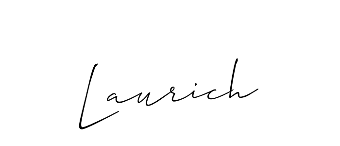 Make a beautiful signature design for name Laurich. With this signature (Allison_Script) style, you can create a handwritten signature for free. Laurich signature style 2 images and pictures png