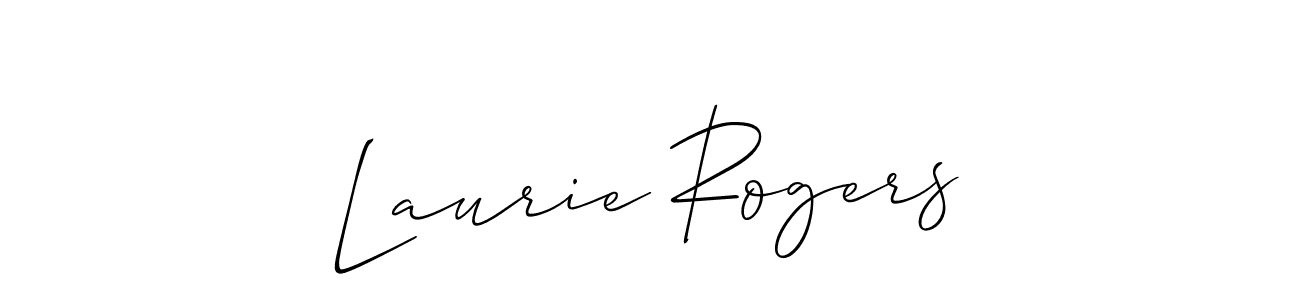 Make a beautiful signature design for name Laurie Rogers. Use this online signature maker to create a handwritten signature for free. Laurie Rogers signature style 2 images and pictures png