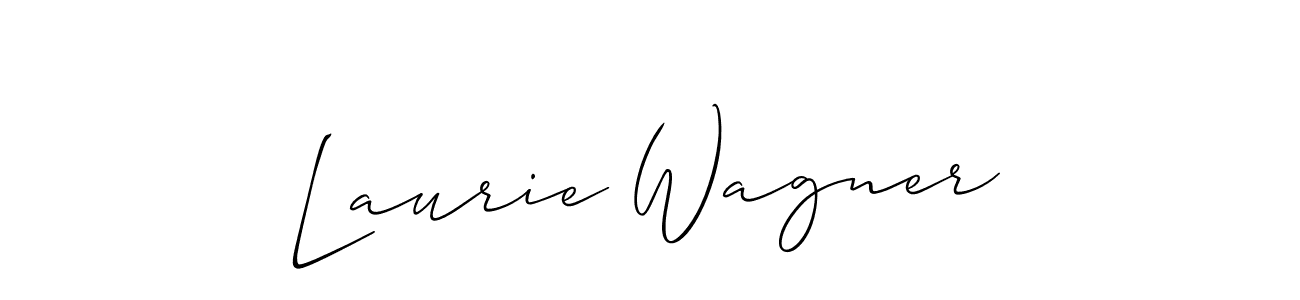 Check out images of Autograph of Laurie Wagner name. Actor Laurie Wagner Signature Style. Allison_Script is a professional sign style online. Laurie Wagner signature style 2 images and pictures png