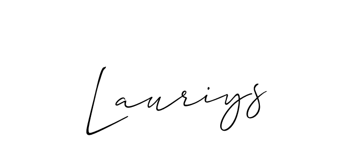 Best and Professional Signature Style for Lauriys. Allison_Script Best Signature Style Collection. Lauriys signature style 2 images and pictures png