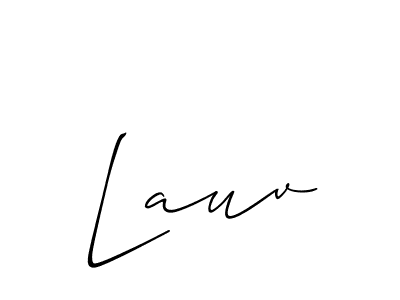 It looks lik you need a new signature style for name Lauv. Design unique handwritten (Allison_Script) signature with our free signature maker in just a few clicks. Lauv signature style 2 images and pictures png