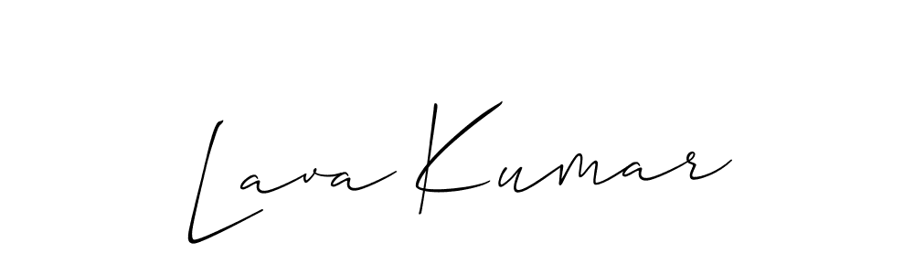 Also You can easily find your signature by using the search form. We will create Lava Kumar name handwritten signature images for you free of cost using Allison_Script sign style. Lava Kumar signature style 2 images and pictures png