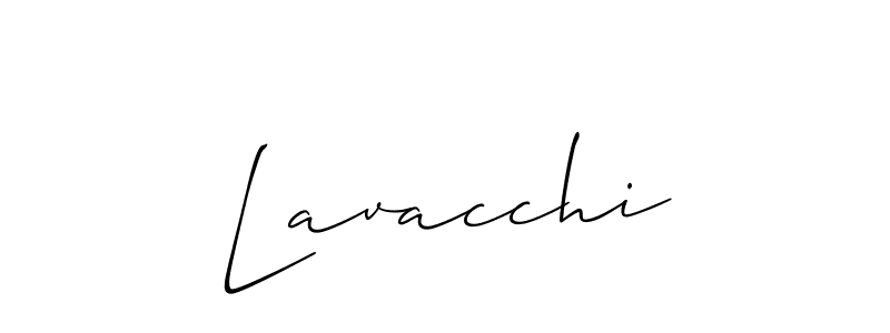 Design your own signature with our free online signature maker. With this signature software, you can create a handwritten (Allison_Script) signature for name Lavacchi. Lavacchi signature style 2 images and pictures png