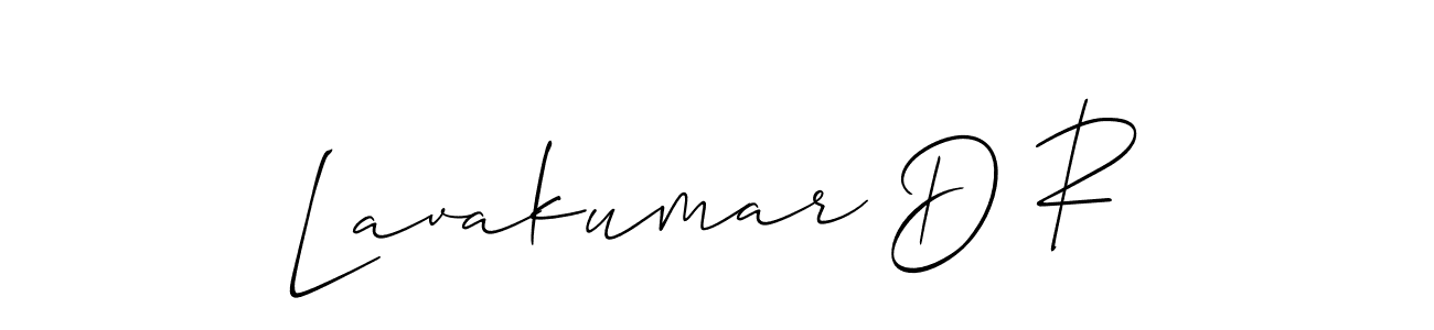 How to Draw Lavakumar D R signature style? Allison_Script is a latest design signature styles for name Lavakumar D R. Lavakumar D R signature style 2 images and pictures png