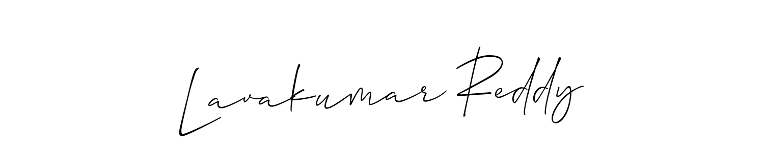 Also we have Lavakumar Reddy name is the best signature style. Create professional handwritten signature collection using Allison_Script autograph style. Lavakumar Reddy signature style 2 images and pictures png