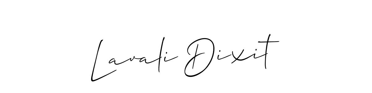 Best and Professional Signature Style for Lavali Dixit. Allison_Script Best Signature Style Collection. Lavali Dixit signature style 2 images and pictures png