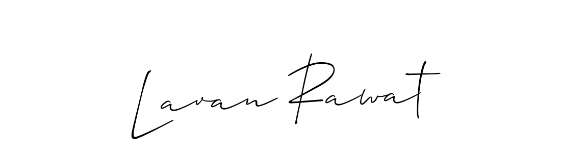 Also we have Lavan Rawat name is the best signature style. Create professional handwritten signature collection using Allison_Script autograph style. Lavan Rawat signature style 2 images and pictures png