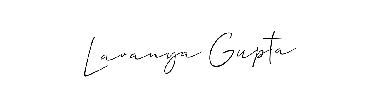 Similarly Allison_Script is the best handwritten signature design. Signature creator online .You can use it as an online autograph creator for name Lavanya Gupta. Lavanya Gupta signature style 2 images and pictures png