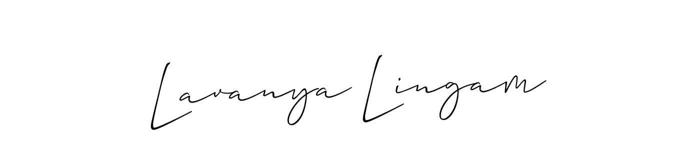 This is the best signature style for the Lavanya Lingam name. Also you like these signature font (Allison_Script). Mix name signature. Lavanya Lingam signature style 2 images and pictures png