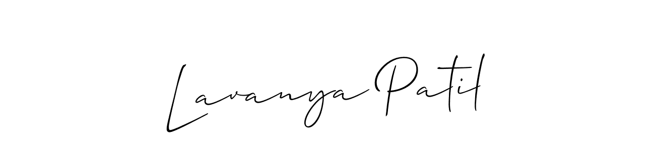Also we have Lavanya Patil name is the best signature style. Create professional handwritten signature collection using Allison_Script autograph style. Lavanya Patil signature style 2 images and pictures png