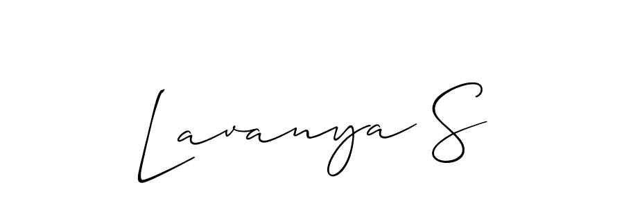 Check out images of Autograph of Lavanya S name. Actor Lavanya S Signature Style. Allison_Script is a professional sign style online. Lavanya S signature style 2 images and pictures png