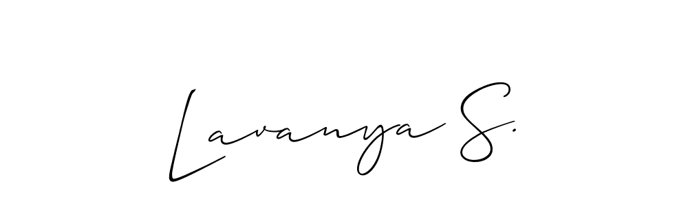 You can use this online signature creator to create a handwritten signature for the name Lavanya S.. This is the best online autograph maker. Lavanya S. signature style 2 images and pictures png