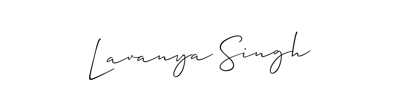 Make a short Lavanya Singh signature style. Manage your documents anywhere anytime using Allison_Script. Create and add eSignatures, submit forms, share and send files easily. Lavanya Singh signature style 2 images and pictures png