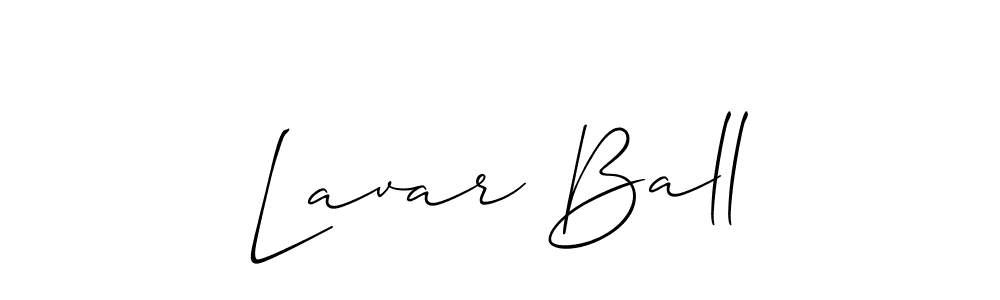 It looks lik you need a new signature style for name Lavar Ball. Design unique handwritten (Allison_Script) signature with our free signature maker in just a few clicks. Lavar Ball signature style 2 images and pictures png