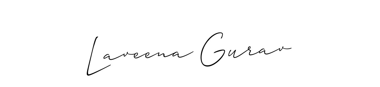 How to Draw Laveena Gurav signature style? Allison_Script is a latest design signature styles for name Laveena Gurav. Laveena Gurav signature style 2 images and pictures png