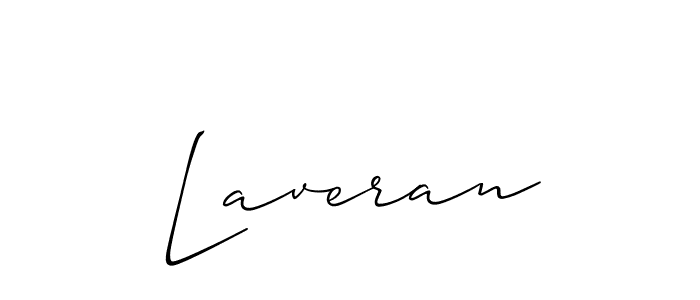 Make a beautiful signature design for name Laveran. With this signature (Allison_Script) style, you can create a handwritten signature for free. Laveran signature style 2 images and pictures png