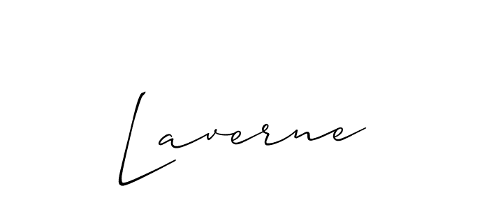 Laverne stylish signature style. Best Handwritten Sign (Allison_Script) for my name. Handwritten Signature Collection Ideas for my name Laverne. Laverne signature style 2 images and pictures png