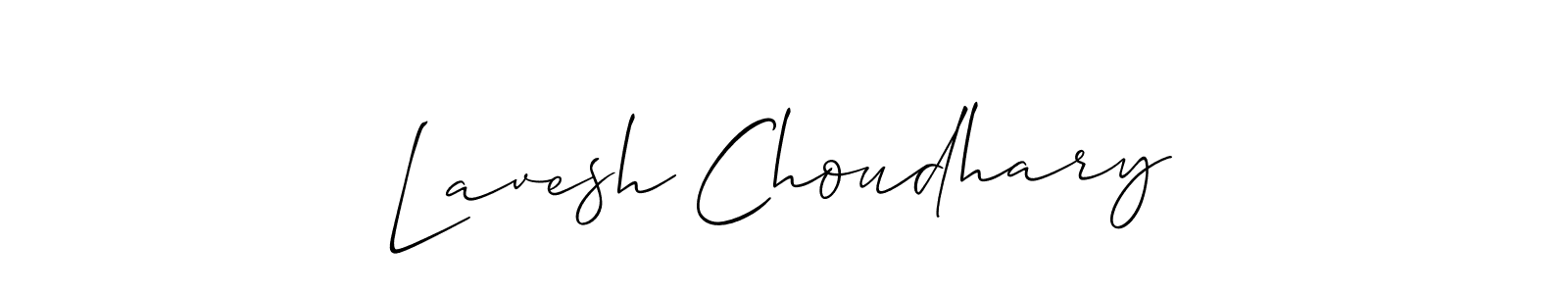 It looks lik you need a new signature style for name Lavesh Choudhary. Design unique handwritten (Allison_Script) signature with our free signature maker in just a few clicks. Lavesh Choudhary signature style 2 images and pictures png