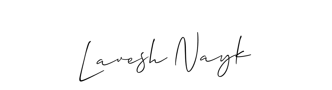How to make Lavesh Nayk signature? Allison_Script is a professional autograph style. Create handwritten signature for Lavesh Nayk name. Lavesh Nayk signature style 2 images and pictures png