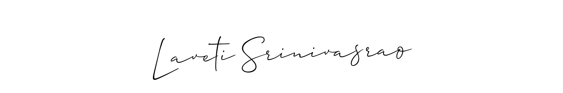 You can use this online signature creator to create a handwritten signature for the name Laveti Srinivasrao. This is the best online autograph maker. Laveti Srinivasrao signature style 2 images and pictures png