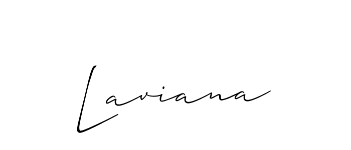 You can use this online signature creator to create a handwritten signature for the name Laviana. This is the best online autograph maker. Laviana signature style 2 images and pictures png