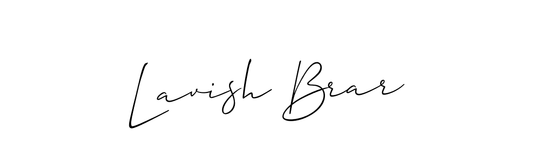 Once you've used our free online signature maker to create your best signature Allison_Script style, it's time to enjoy all of the benefits that Lavish Brar name signing documents. Lavish Brar signature style 2 images and pictures png