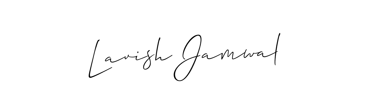 You can use this online signature creator to create a handwritten signature for the name Lavish Jamwal. This is the best online autograph maker. Lavish Jamwal signature style 2 images and pictures png