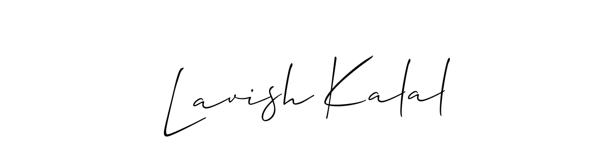 Make a short Lavish Kalal signature style. Manage your documents anywhere anytime using Allison_Script. Create and add eSignatures, submit forms, share and send files easily. Lavish Kalal signature style 2 images and pictures png