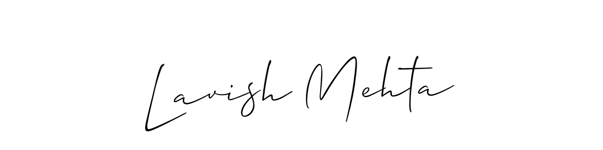 Similarly Allison_Script is the best handwritten signature design. Signature creator online .You can use it as an online autograph creator for name Lavish Mehta. Lavish Mehta signature style 2 images and pictures png
