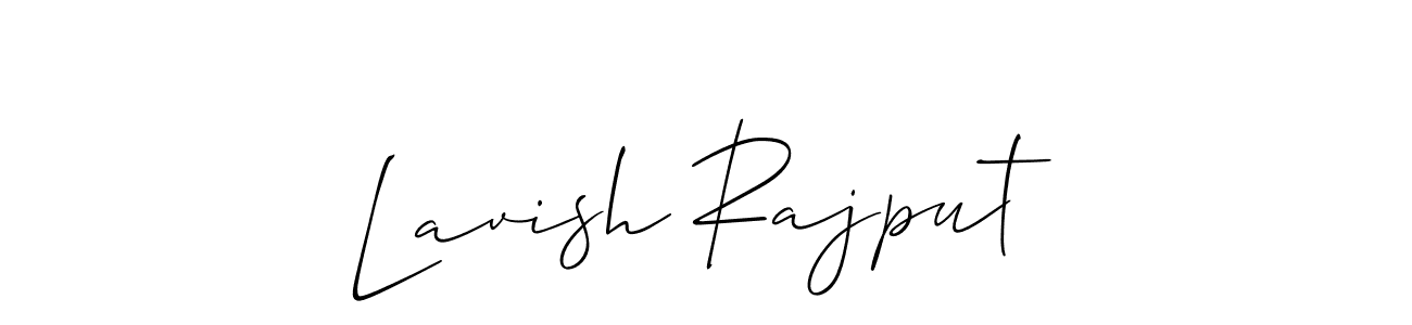 It looks lik you need a new signature style for name Lavish Rajput. Design unique handwritten (Allison_Script) signature with our free signature maker in just a few clicks. Lavish Rajput signature style 2 images and pictures png