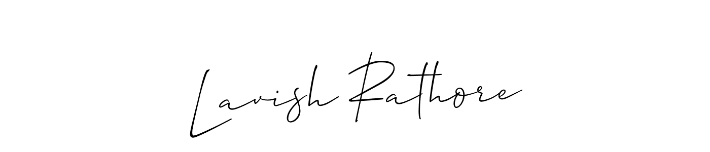 Similarly Allison_Script is the best handwritten signature design. Signature creator online .You can use it as an online autograph creator for name Lavish Rathore. Lavish Rathore signature style 2 images and pictures png