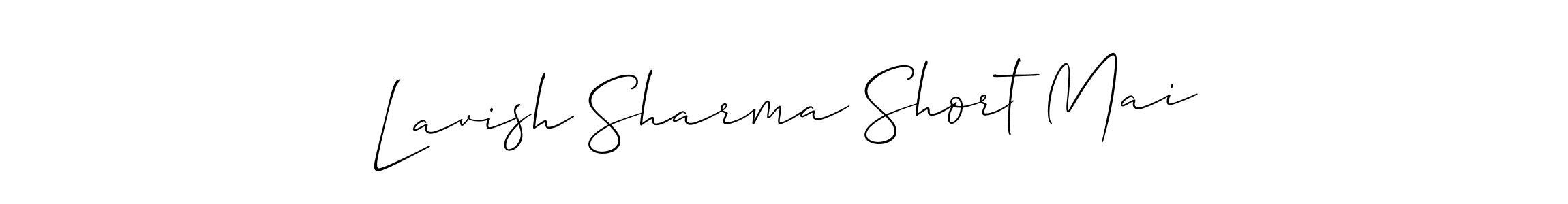 Make a beautiful signature design for name Lavish Sharma Short Mai. Use this online signature maker to create a handwritten signature for free. Lavish Sharma Short Mai signature style 2 images and pictures png