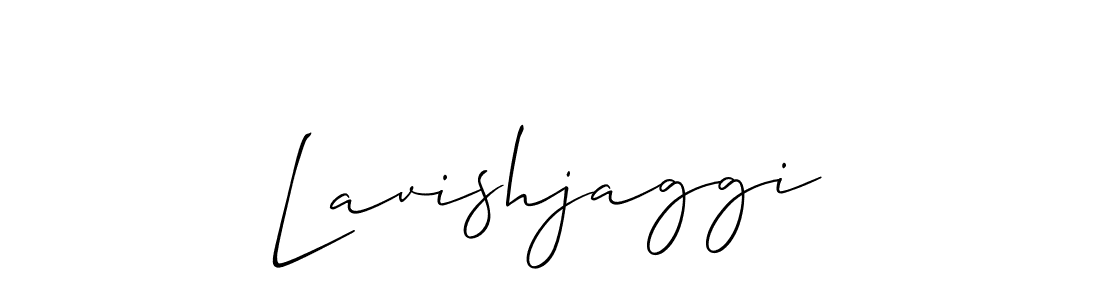 Create a beautiful signature design for name Lavishjaggi. With this signature (Allison_Script) fonts, you can make a handwritten signature for free. Lavishjaggi signature style 2 images and pictures png