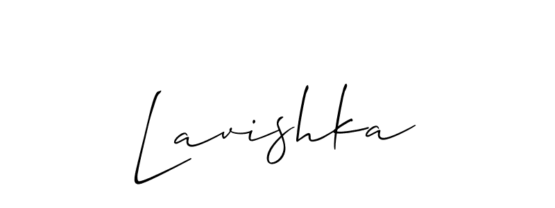 How to Draw Lavishka signature style? Allison_Script is a latest design signature styles for name Lavishka. Lavishka signature style 2 images and pictures png