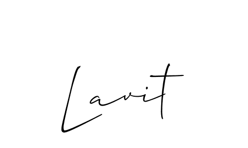 The best way (Allison_Script) to make a short signature is to pick only two or three words in your name. The name Lavit include a total of six letters. For converting this name. Lavit signature style 2 images and pictures png
