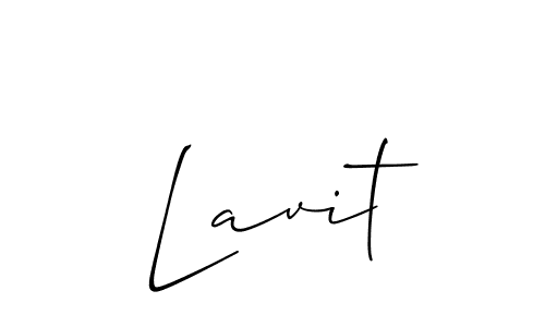 The best way (Allison_Script) to make a short signature is to pick only two or three words in your name. The name Lavit include a total of six letters. For converting this name. Lavit signature style 2 images and pictures png