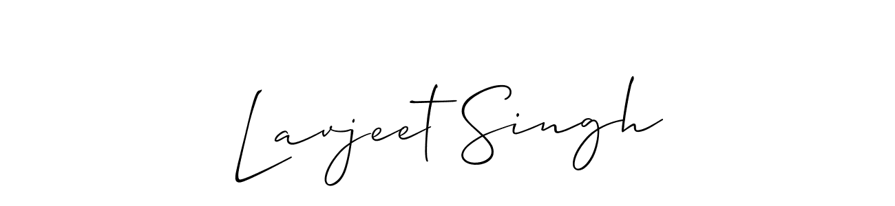 This is the best signature style for the Lavjeet Singh name. Also you like these signature font (Allison_Script). Mix name signature. Lavjeet Singh signature style 2 images and pictures png