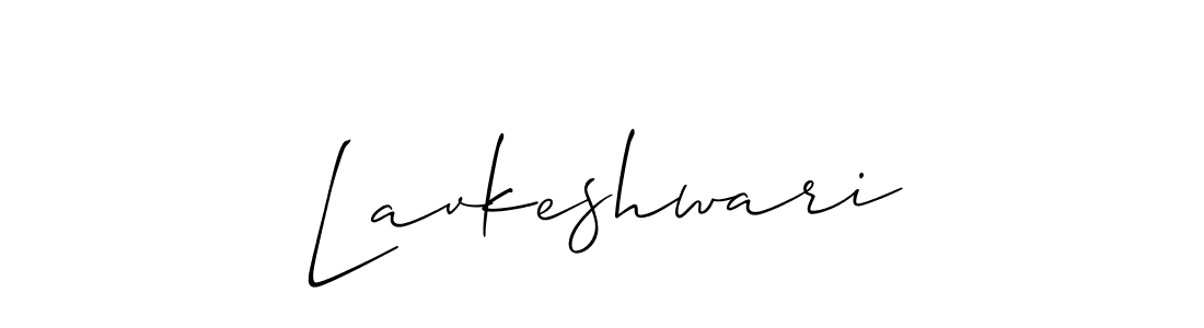 Create a beautiful signature design for name Lavkeshwari. With this signature (Allison_Script) fonts, you can make a handwritten signature for free. Lavkeshwari signature style 2 images and pictures png